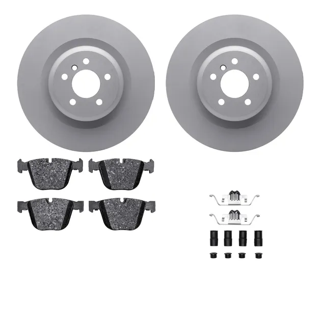 R1 Concepts WDUH1-31285 Carbon Series Brake Rotors W/ 5000 Oep Brake Pads & Hdw